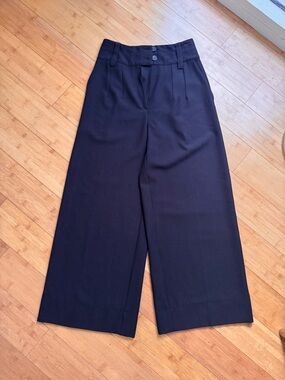 Les filles d'ailleurs, S, black wide leg trousers